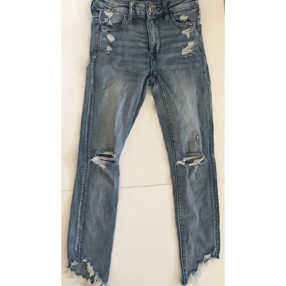 American eagle cropped jeans